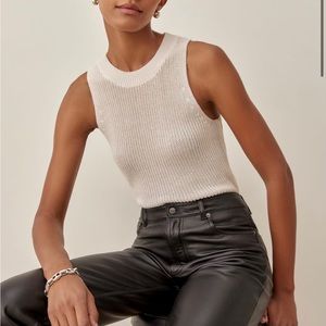 Reformation Lilac Knit Tank Top Medium